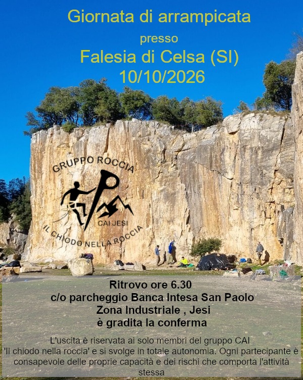 Arrampicata 10 ottobre